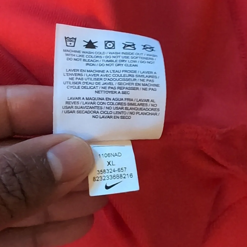 Nike Golf| Red Travistock Cup Athletic Dry Fit Short Sleeved Polo - Picture 12 of 12